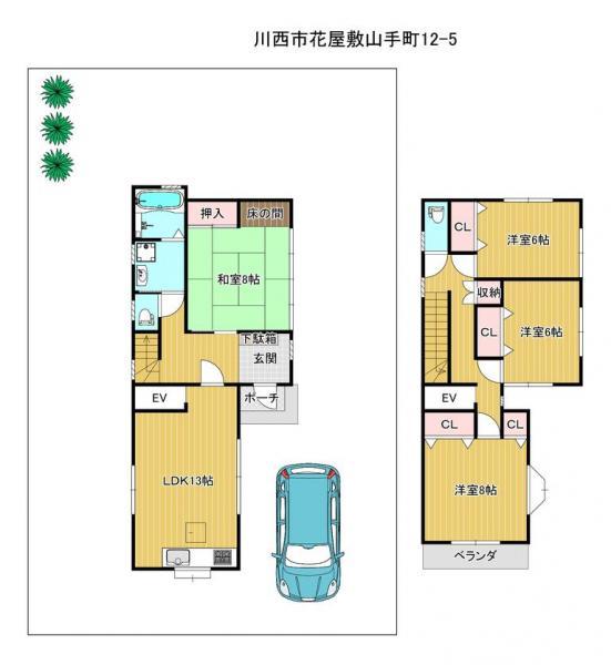 花屋敷山手町（雲雀丘花屋敷駅） 3180万円