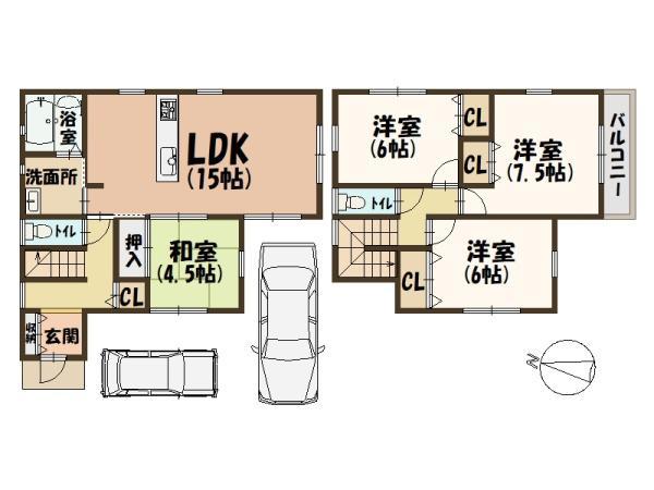 目安４（法隆寺駅） 2590万円