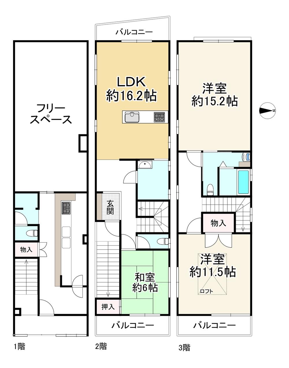 detached 大阪府大阪市天王寺区真田山町