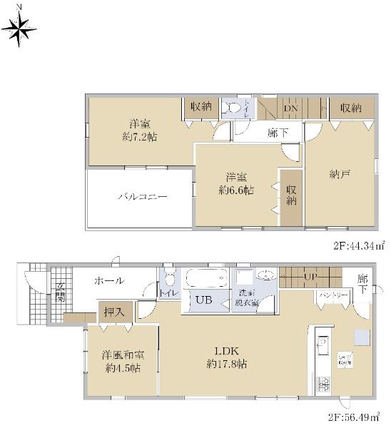 堺市北区百舌鳥梅北町５丁新築戸建３号棟