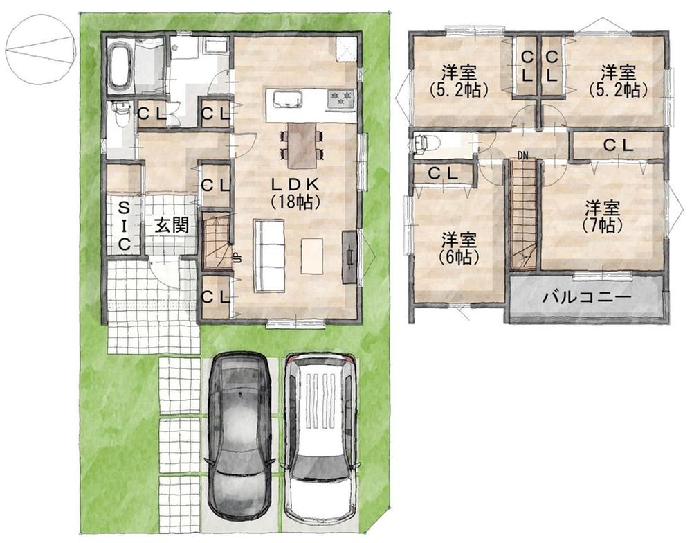 勾田町（天理駅） 2780万円～2980万円