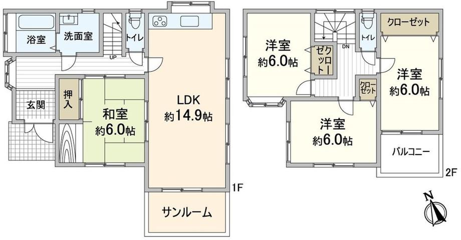 富雄北１（富雄駅） 2100万円