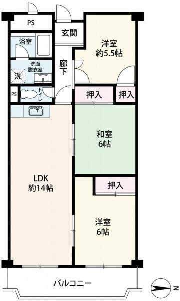 ローレルハイツ北天満 2号棟