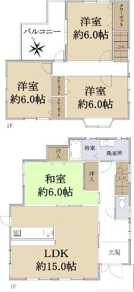 富雄北１（富雄駅） 1580万円