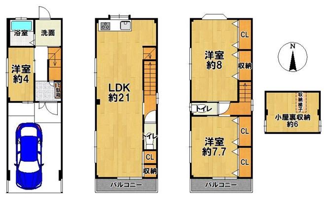 東中浜３（緑橋駅） 3300万円