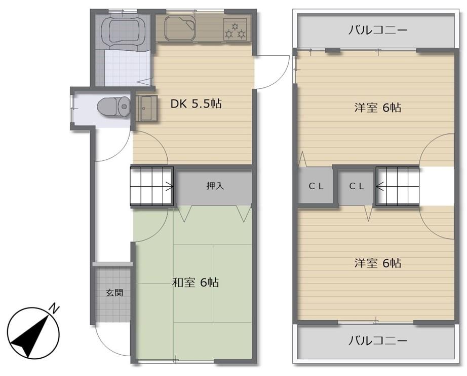 夕日丘３（岡町駅） 1198万円