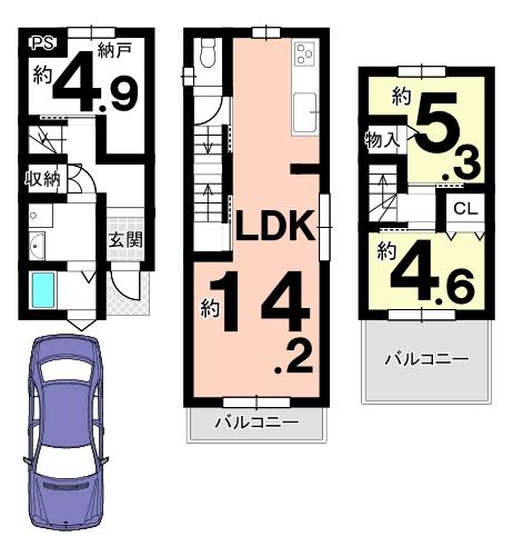 深草出羽屋敷町（伏見駅） 2950万円