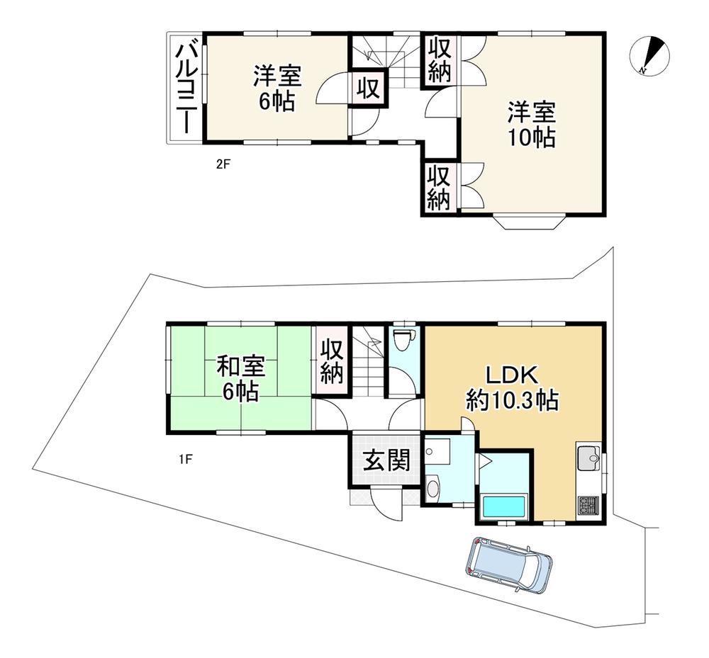 北新町（生駒駅） 890万円