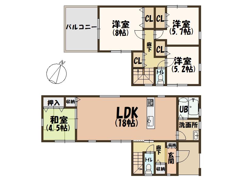 大字椿井（竜田川駅） 2880万円～3480万円