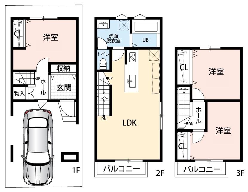 ■エアコン、冷蔵庫、洗濯機、テレビ標準装備のハイグレード住宅■毎月支払い６万円台■