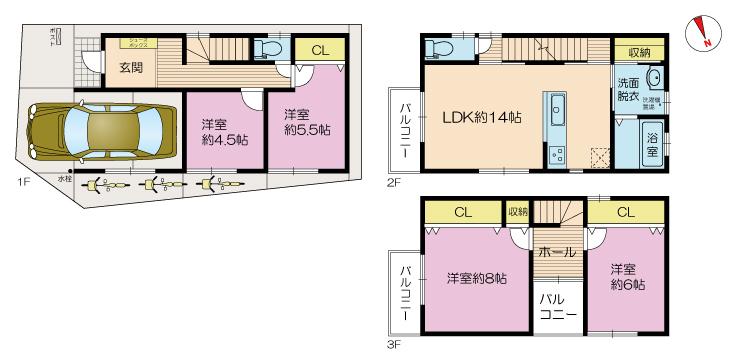 森河内西２（放出駅） 4680万円