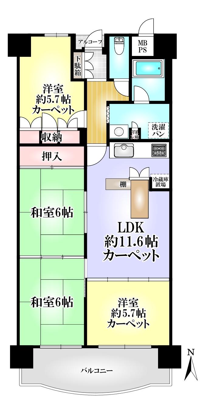 朝日プラザシティ八尾南2番館【近鉄の仲介】