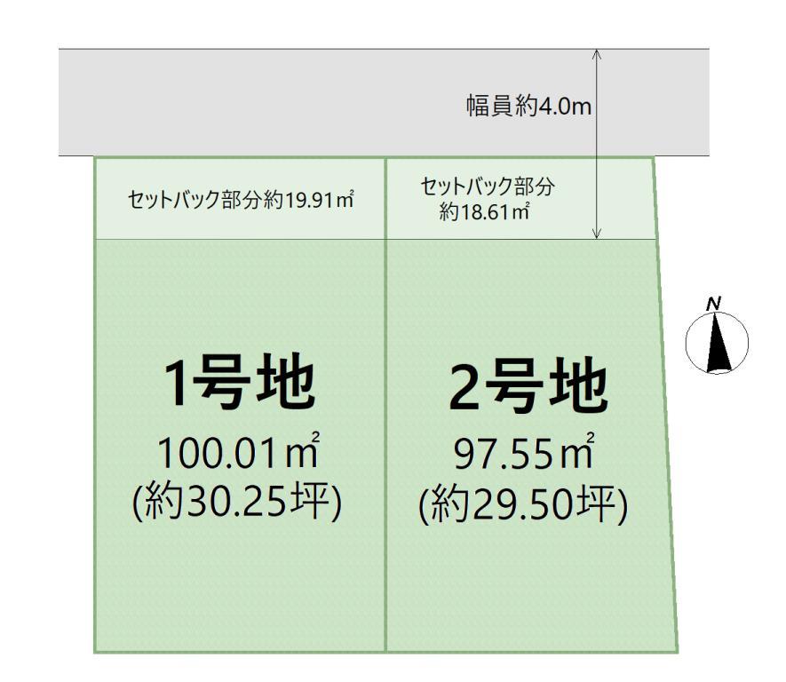 長池町２（近鉄八尾駅） 2100万円・2180万円