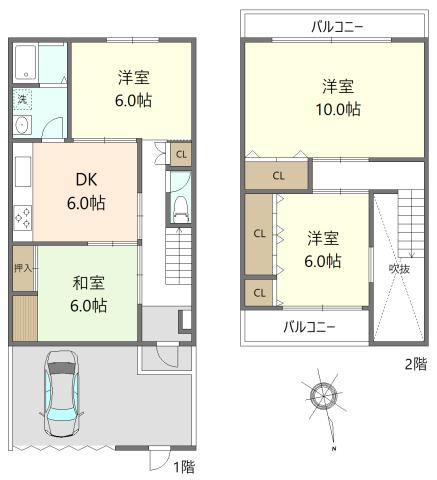 樫山（恵我ノ荘駅） 1280万円