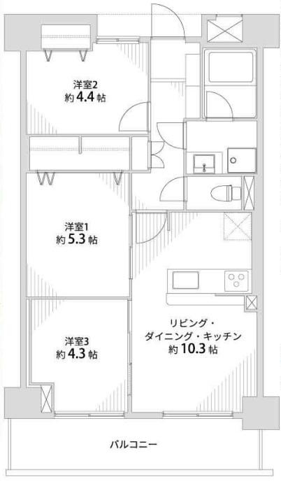 カサベラ新在家ツインズ1号館