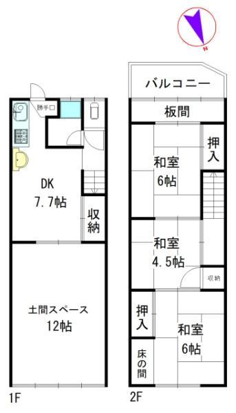 百楽園１（学園前駅） 680万円