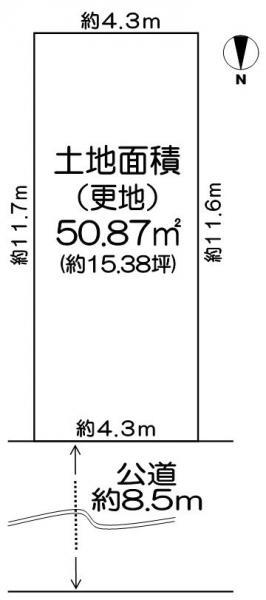 城東区鴫野西1丁目（建築条件付き土地）