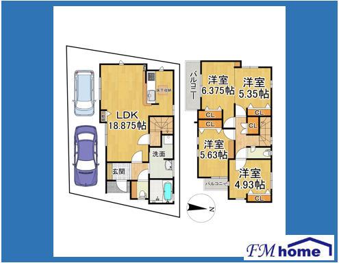 山田池東町（藤阪駅） 4090万円