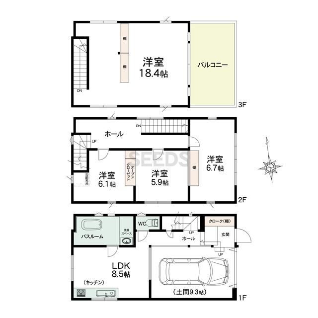 中山手通４（県庁前駅） 5980万円