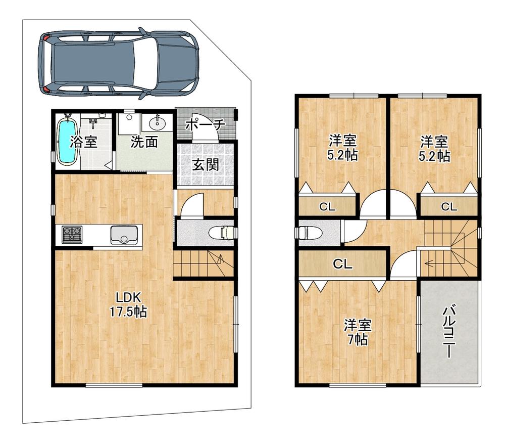 天川町（高槻市駅） 3830万円