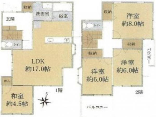 甲南台（甲南山手駅） 4980万円