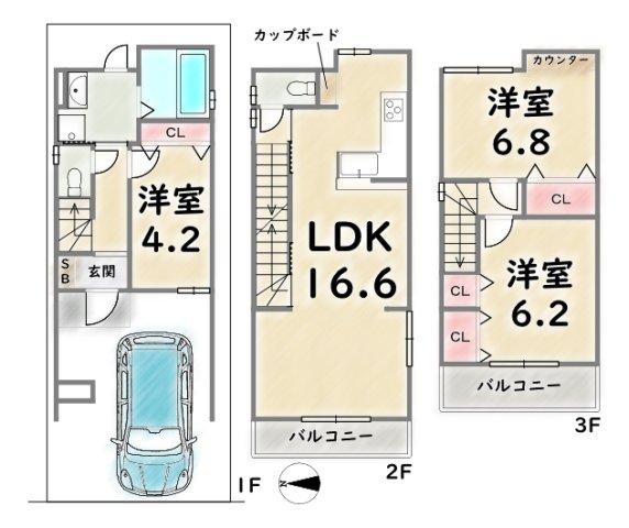 西京極大門町（西京極駅） 3380万円