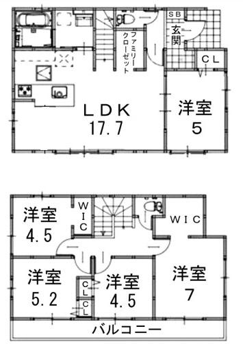 大枝北沓掛町２ 5498万円