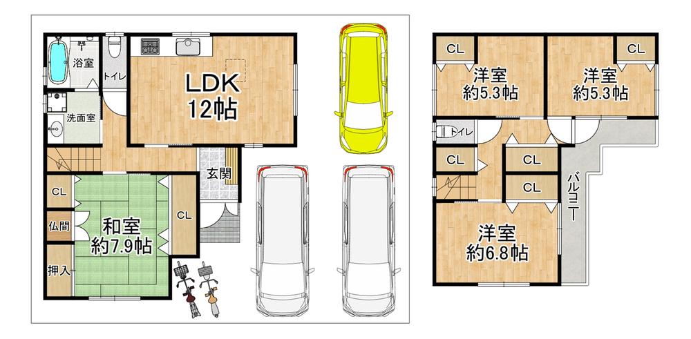 山城町３（近鉄八尾駅） 3480万円