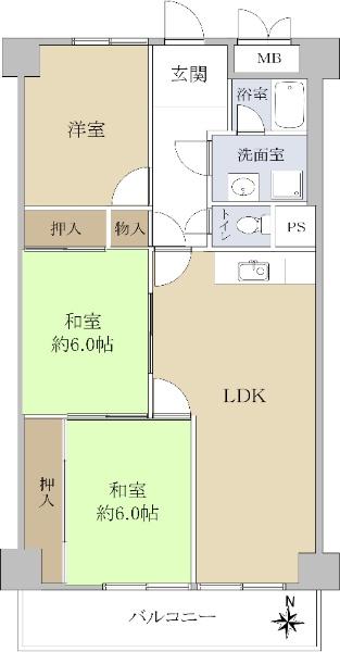 南海狭山コーポ２号棟