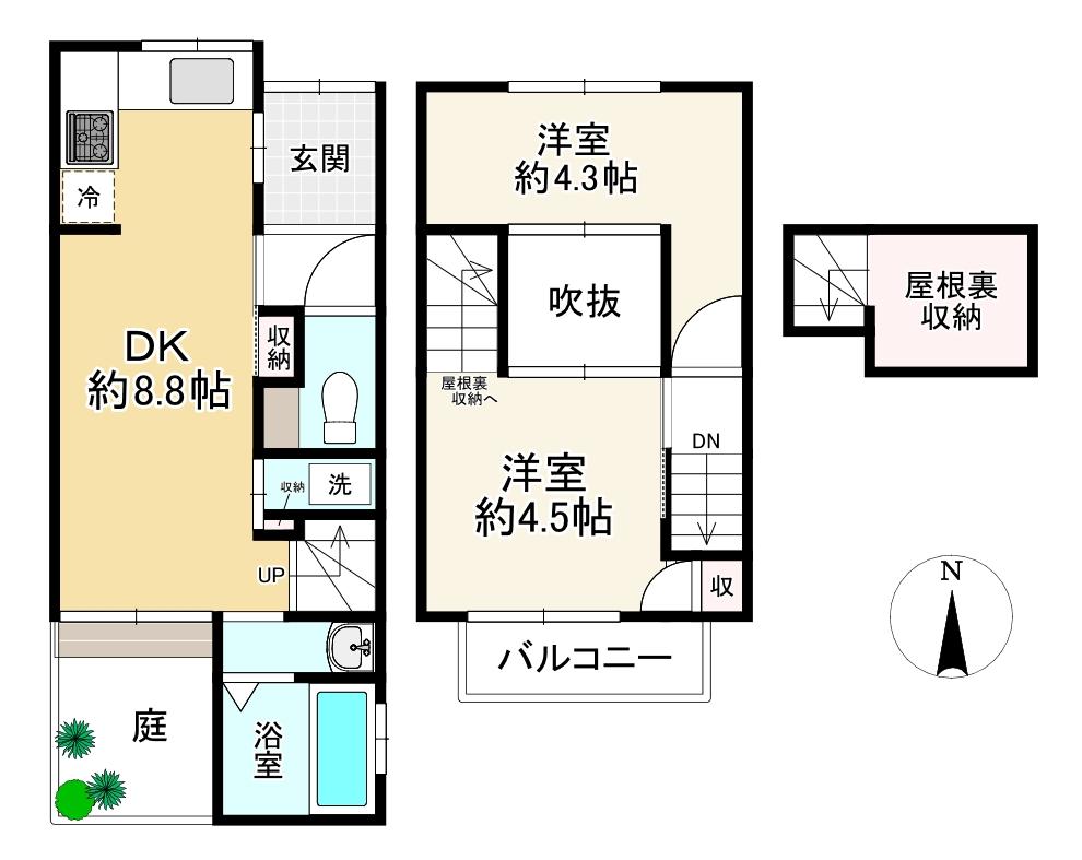 中堂寺庄ノ内町（丹波口駅） 3480万円