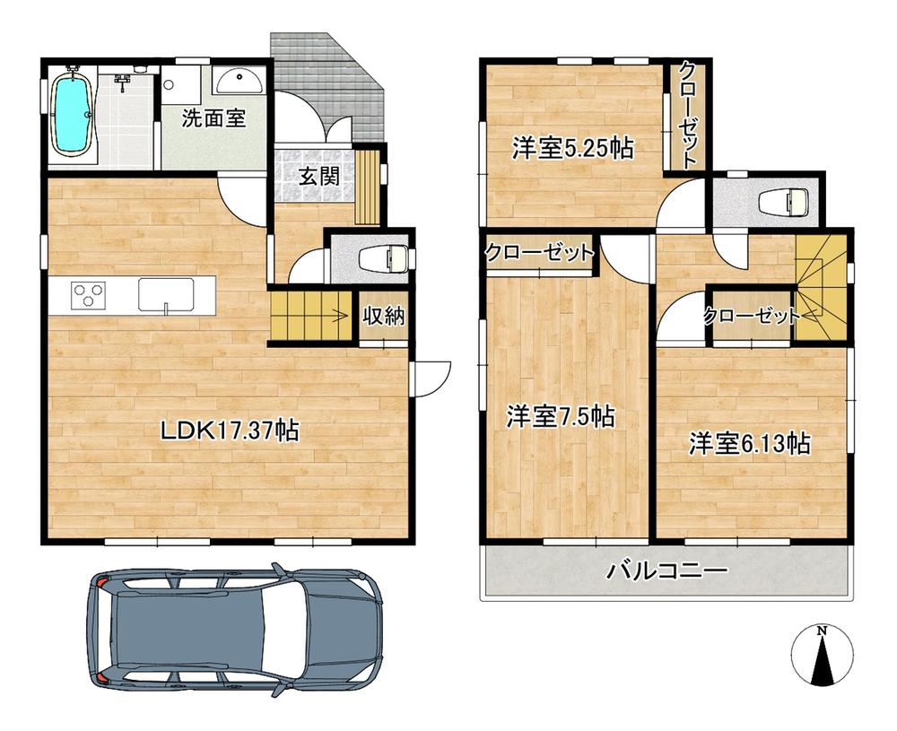 上之島町南５（河内山本駅） 3090万円