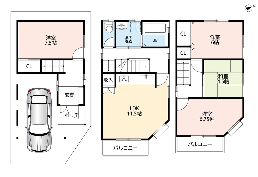 中宮本町（枚方市駅） 1980万円