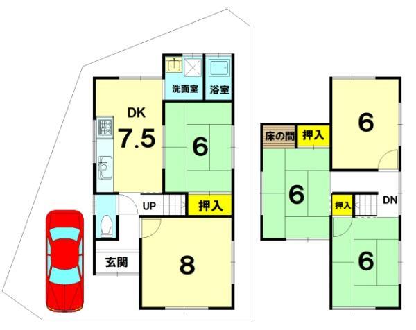 篠町柏原久保垣内（馬堀駅） 1290万円