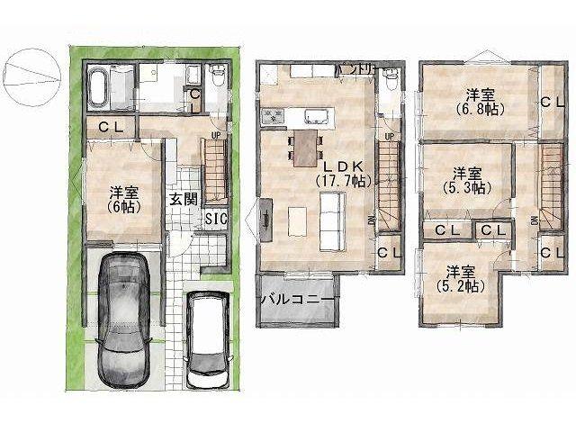 Frontier Gardens　大阪市鶴見区緑３丁目　全２区画