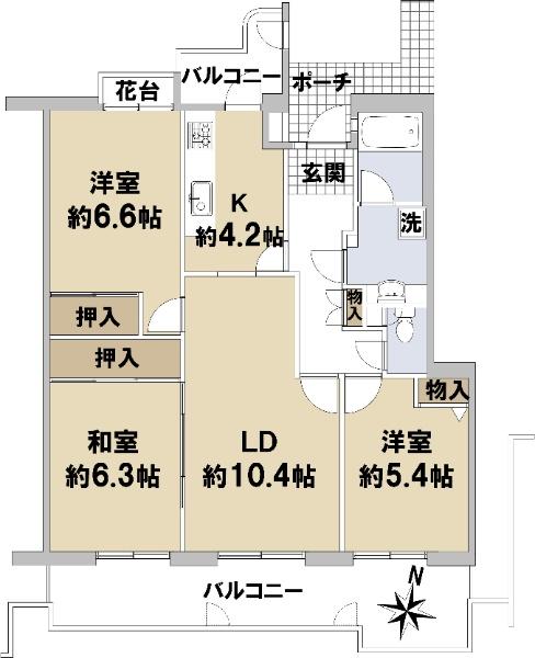 ローレルコートエスタ高の原４号棟