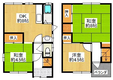 鷹殿町（枚岡駅） 490万円