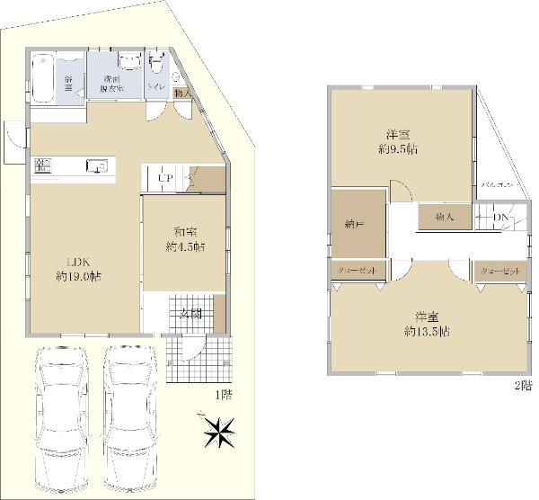 飾磨区英賀東町２（夢前川駅） 1990万円