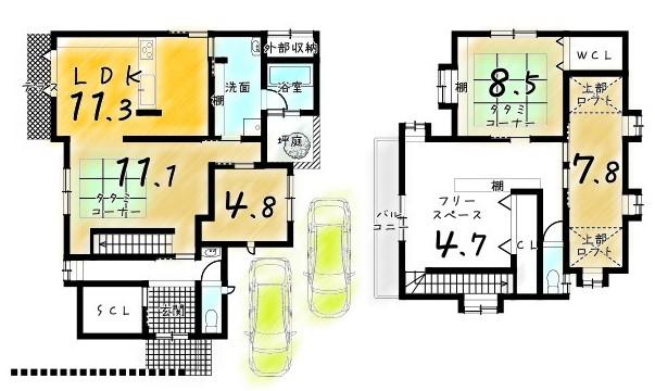 大枝北沓掛町７（上桂駅） 4880万円