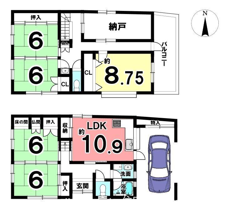 大字上市（大和上市駅） 1380万円