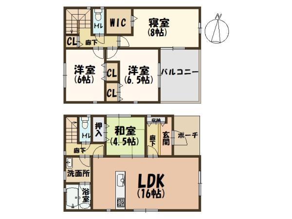 大字梅戸（結崎駅） 2680万円