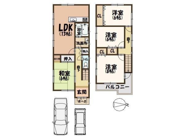 大字三吉（箸尾駅） 1620万円