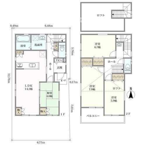 大枝塚原町 3480万円