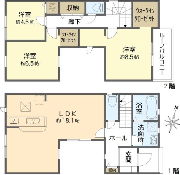 東豊中町５（桃山台駅） 5490万円