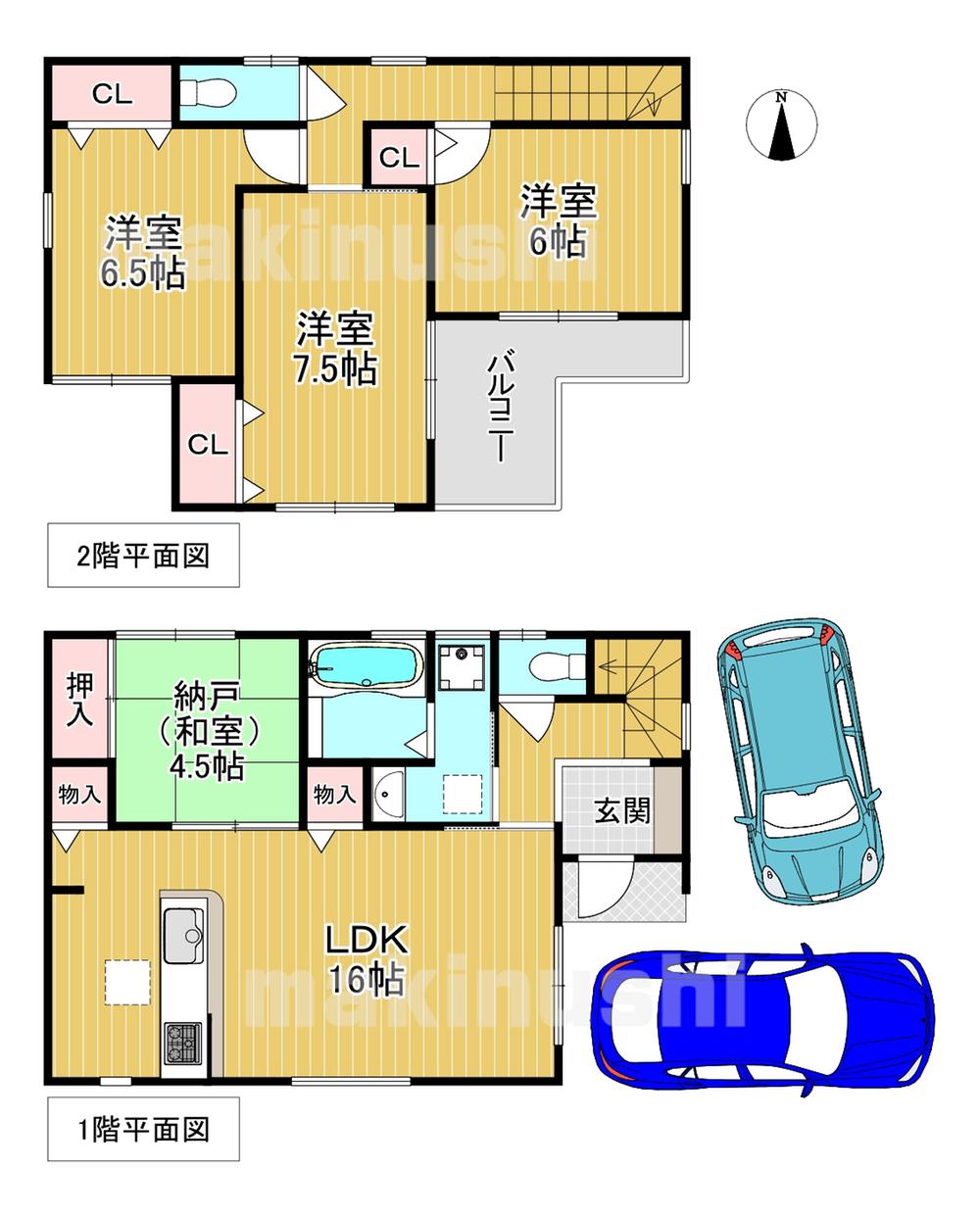 羽曳野市「南恵我之荘３丁目」新築分譲　全2区画