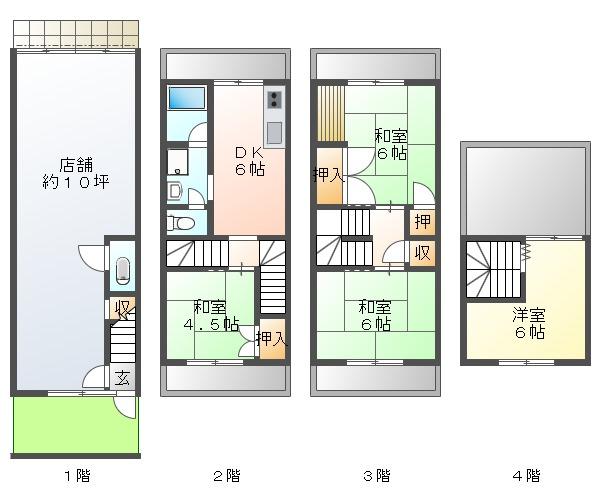 大開３（野田阪神駅） 2280万円