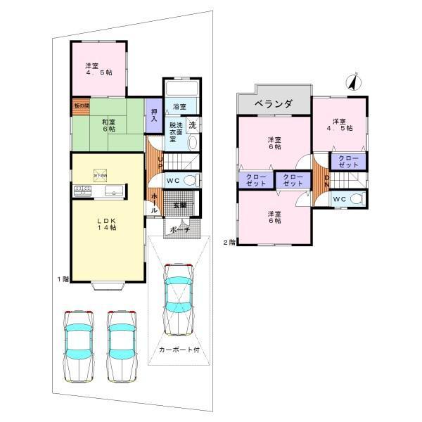 上代町（北信太駅） 2580万円