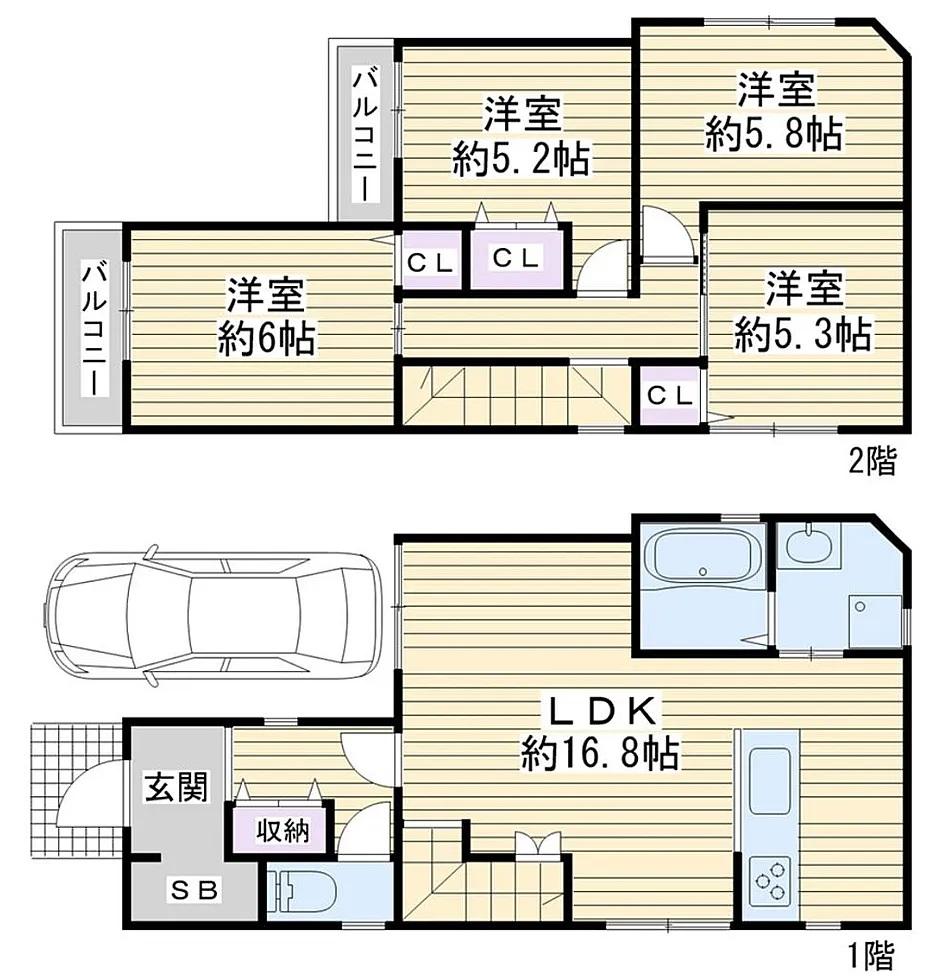 横堤３（横堤駅） 3670万円