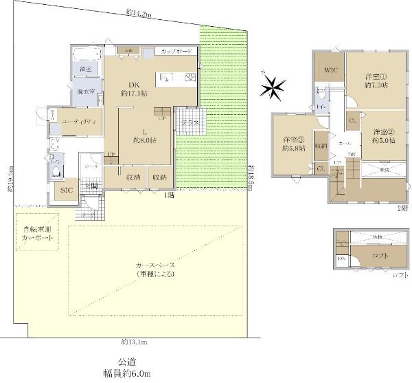 detached 滋賀県守山市荒見町