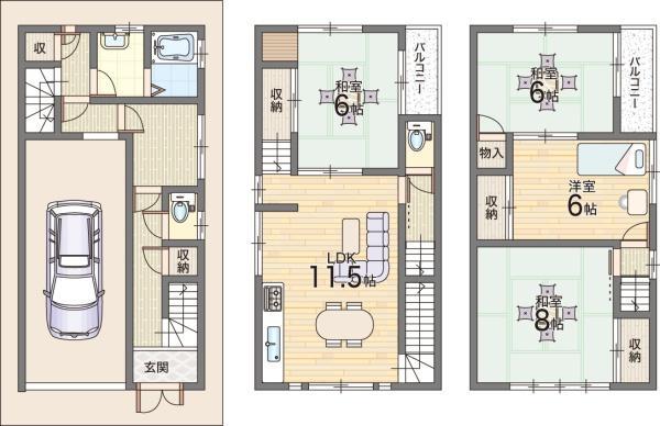 稲田本町１（徳庵駅） 1380万円