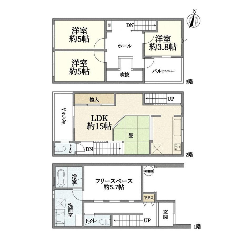 御厨東２（八戸ノ里駅） 1580万円